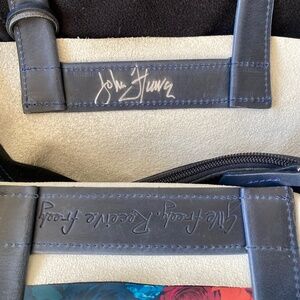 SIGNED RARE John Fluevog Adelia Modern Tote Bag - floral